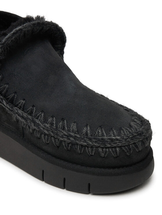 Mou Mou Śniegowce Eskimo Bounce Sneaker FW531009A Czarny