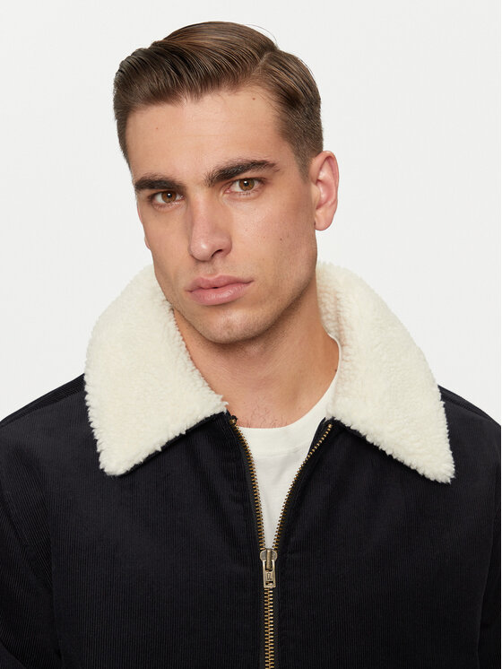 Wrangler Wrangler Kurtka bomber Aviator 112357270 Czarny Regular Fit