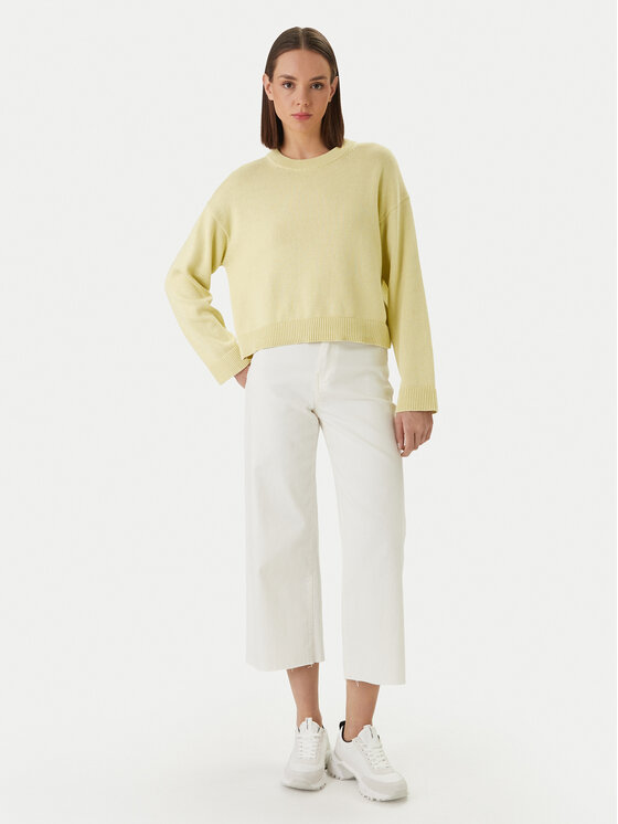 Calvin Klein Calvin Klein Svetr LV047D305G Žlutá Relaxed Fit