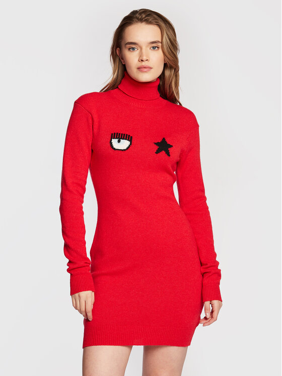 Chiara ferragni vestito rosso sales