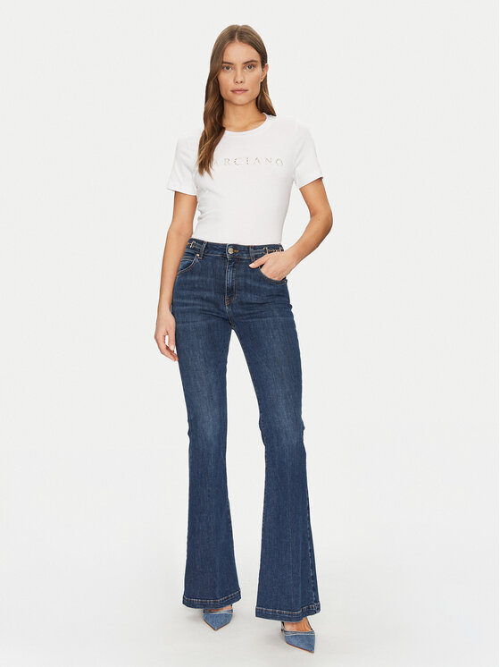Marciano Guess Marciano Guess T-shirt 5GGI00 6008A Bijela Slim Fit