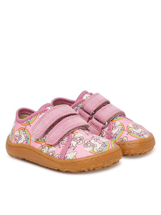 Froddo Froddo Papucs Barefoot Canvas G1700440-12 M Rózsaszín