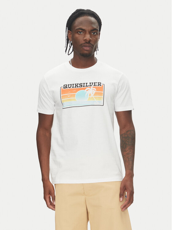 Quiksilver Quiksilver Футболка EQYZT08065 Білий Regular Fit