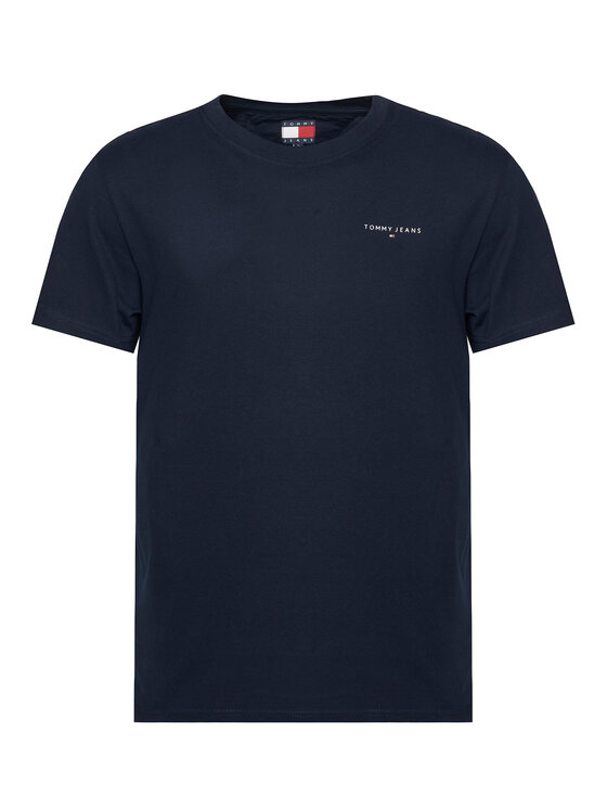 Tommy Jeans Tommy Jeans Set t-shirt majica﻿ Linear DM0DM22316 Tamnoplava Slim Fit