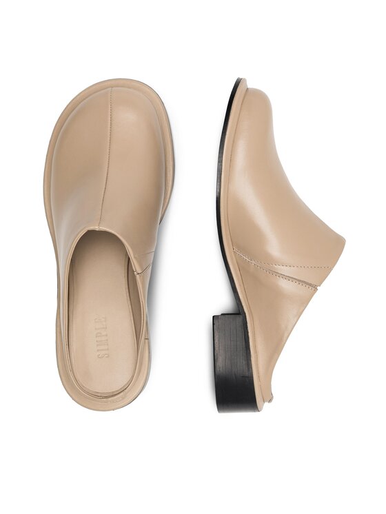 Simple Simple Παντόφλες VILLA-23SS146 Μπεζ