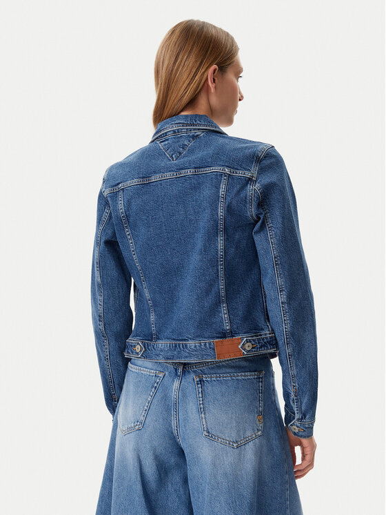 Tommy Jeans Tommy Jeans Kurtka jeansowa Vivianne DW0DW20120 Niebieski Slim Fit