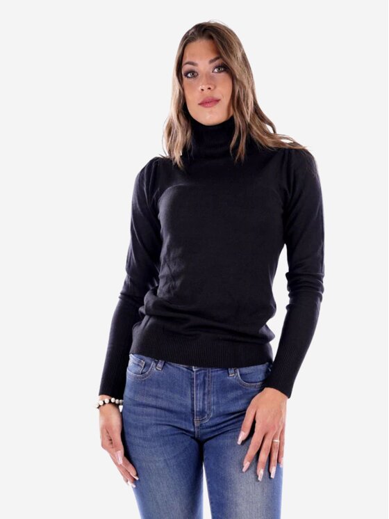 Yes Zee Yes Zee Maglione MAGLIA DONNA Nero Regular Fit
