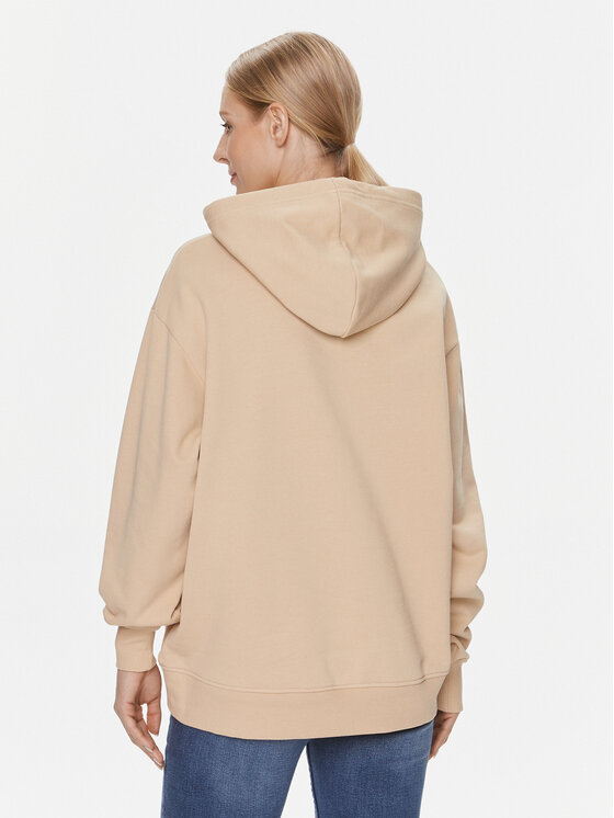 Calvin Klein Jeans Calvin Klein Jeans Bluza J20J222539 Beżowy Oversize
