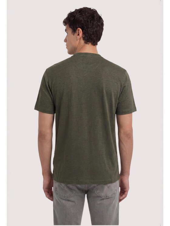 Trussardi Trussardi T-shirt G0978000280N035 Verde Regular Fit