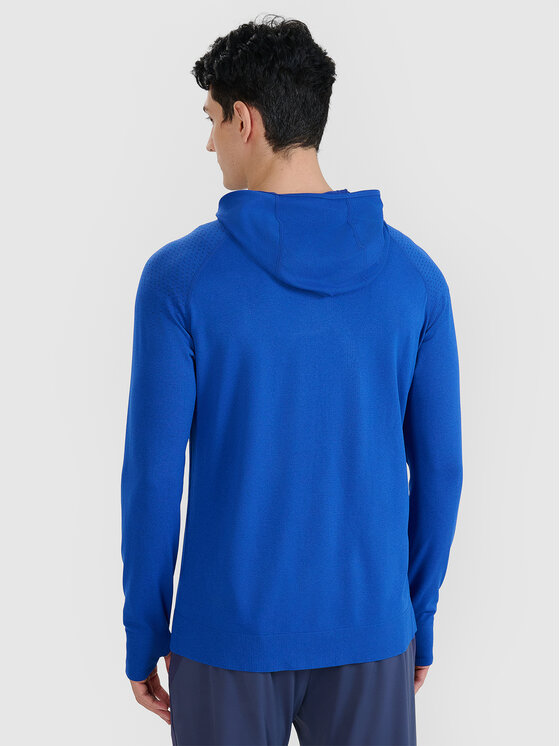 4F 4F Bluza BLAST Granatowy Slim Fit