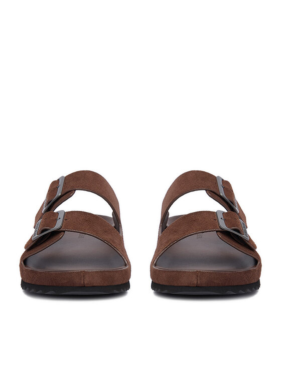 Guess Jeans Guess Jeans Pantoletten EO-KANSAS-01 126AM Dunkelbraun