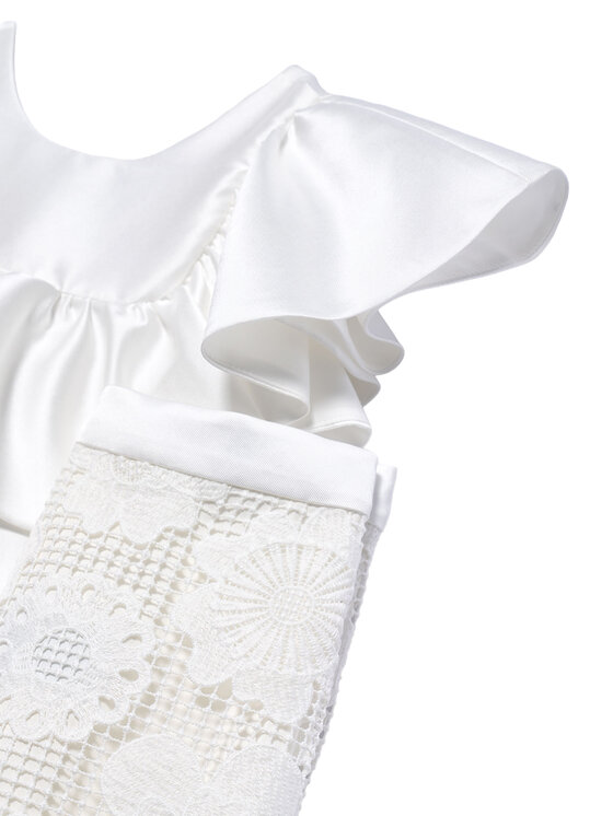 Abel & Lula Abel & Lula Set Bluse und Hose 5212 Weiß Regular Fit