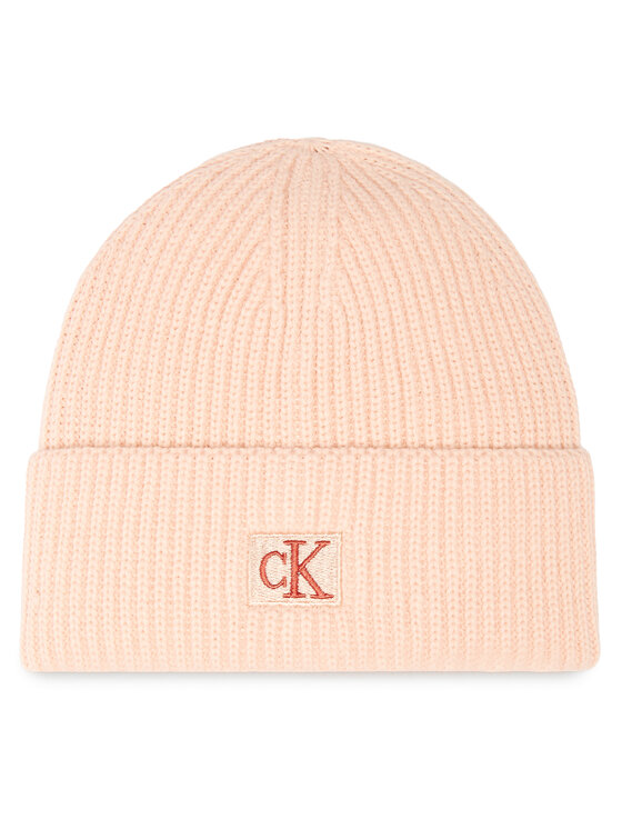 Calvin Klein Jeans MONOGRAM BEANIE - Bonnet - pink/rose 