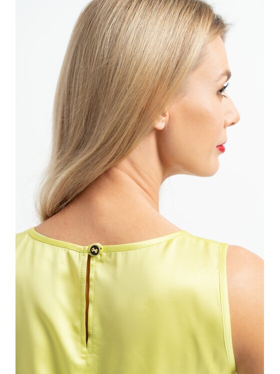 CLICK CLICK Blúzka Top Topika Lime Zelená Standard Fit
