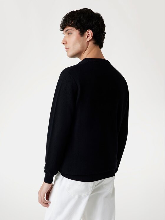 Guess Guess Sweter 176191 Czarny Classic Fit
