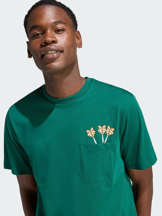 adidas adidas T-Shirt 158726 Zielony Regular Fit