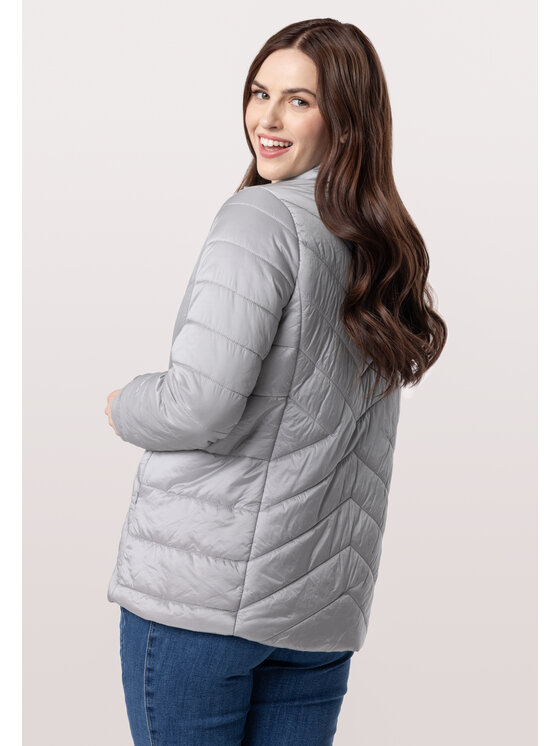 QUIOSQUE QUIOSQUE Zimní bunda 9SC001 Šedá Regular Fit