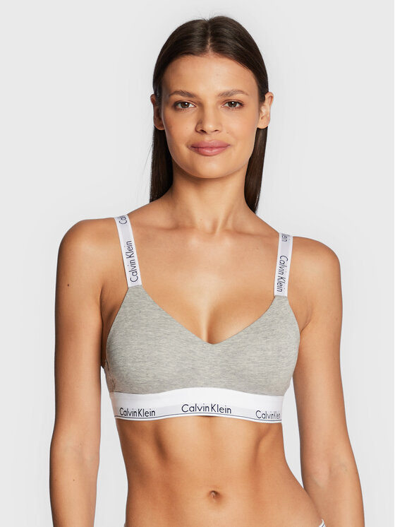 Calvin Klein Underwear Calvin Klein Underwear Podprsenka bez kostic 000QF7059E Šedá