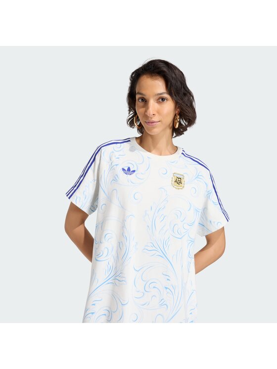 adidas adidas Sukienka codzienna Argentina Originals Kremowy Loose Fit
