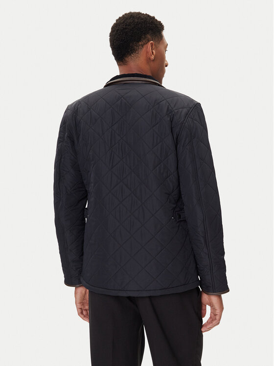 Barbour Barbour Преходно яке Powell MQU0281NY71 Тъмносин Slim Fit
