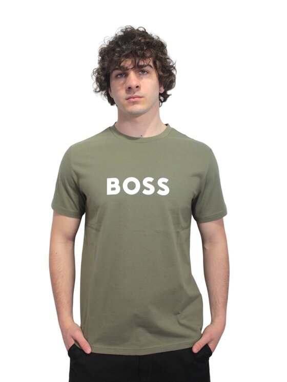 BOSS BOSS T-Shirt q-roa-30829 Kolorowy Regular Fit