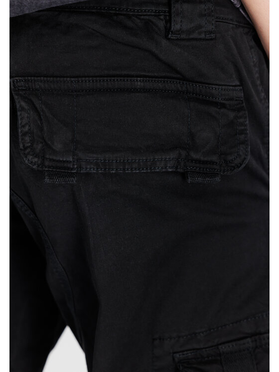 Alpha Industries Alpha Industries Spodnie cargo Task Force Pant Czarny Tapered Fit