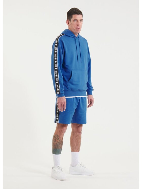PITBULL PITBULL Bluza Bluza męska z kapturem TAPE NUGGET L Niebieski Regular Fit