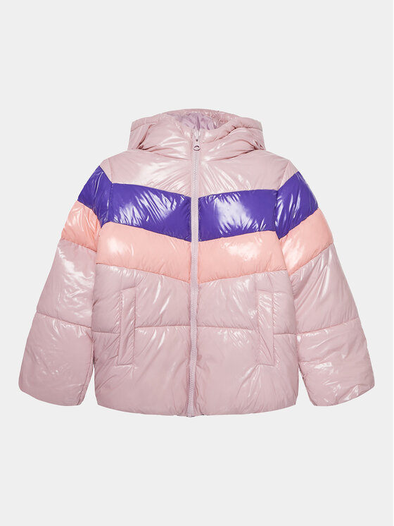 United Colors Of Benetton Geacă din puf 2O3ACN02P Roz Regular Fit