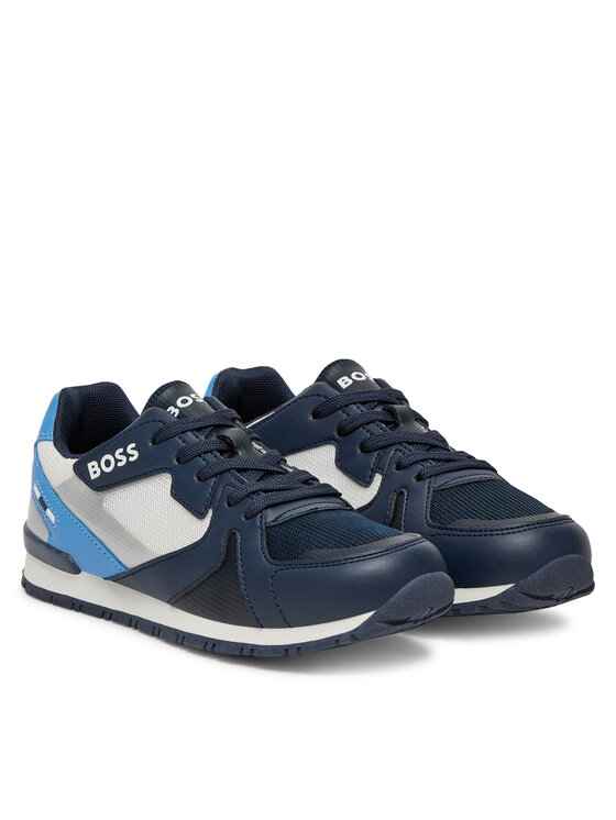 BOSS BOSS Sneakersy J51646 S Granatowy