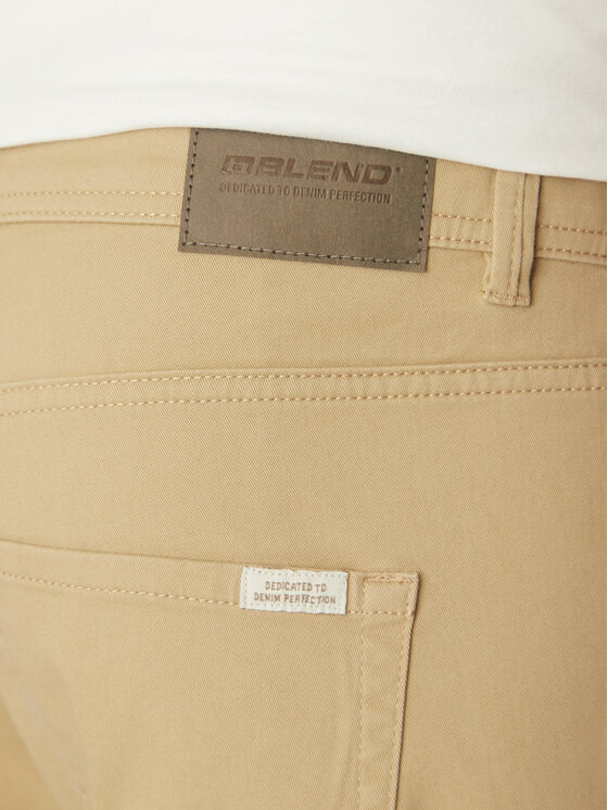 Blend Blend Spodnie materiałowe 20717888 Beżowy Regular Fit