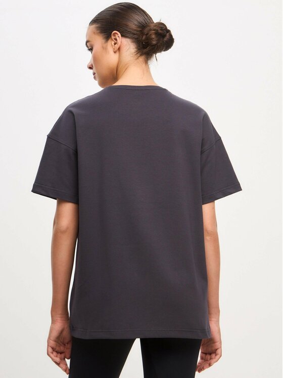 CAT by maniita lacitta CAT by maniita lacitta T-Shirt Printed oversized T-shirt Szary Long Fit