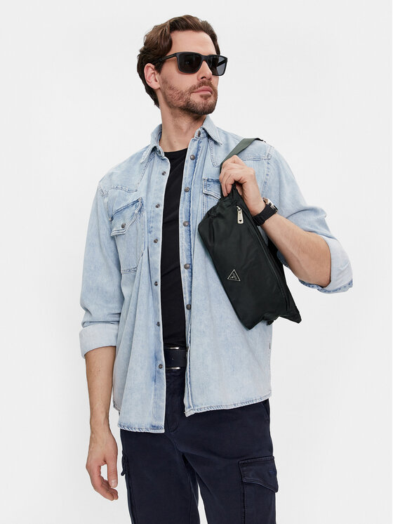 Guess Guess Τσαντάκι μέσης HMRONY P4291 Μαύρο