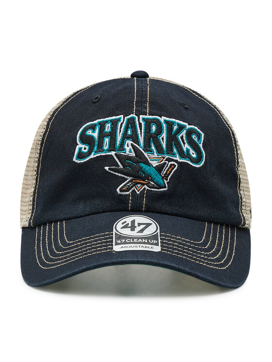 47 Brand 47 Brand Шапка с козирка Nhl San Jose Sharks Trucker H-TSCLA22LAP-VB Черен
