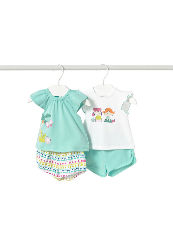 Mayoral Mayoral Kinderset 1671 Grün Regular Fit