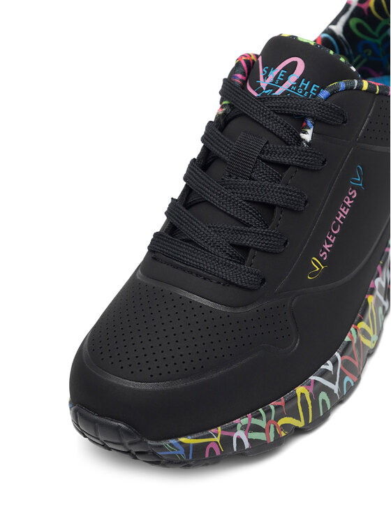 Skechers Skechers Tenisice UNO LITE 314976L BKMT Crna