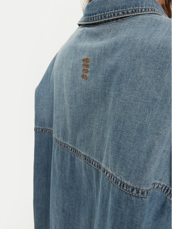 One Teaspoon One Teaspoon Sukienka jeansowa 26541 Niebieski Relaxed Fit
