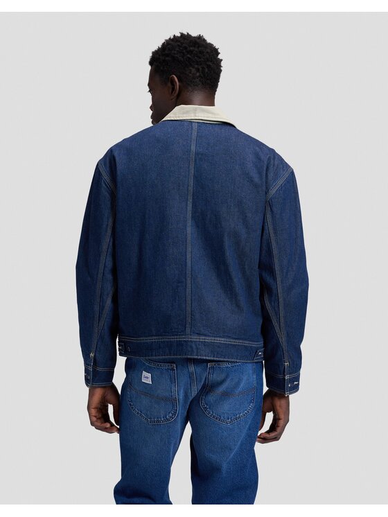 Lee Lee Kurtka przejściowa 91W LINED WW JACKET Niebieski Regular Fit