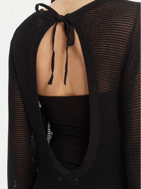 Seafolly Seafolly Pludmales kleita Beach Edit 55686-KN Melns Regular Fit