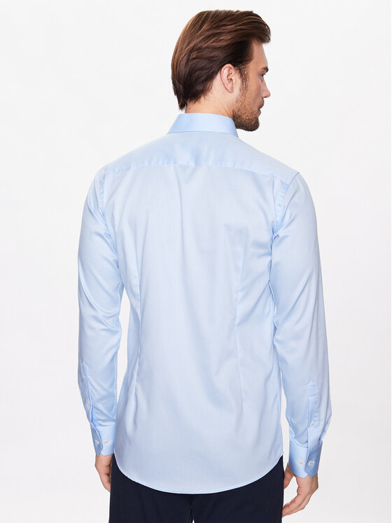 Camicia 100004489 Blu Slim Fit