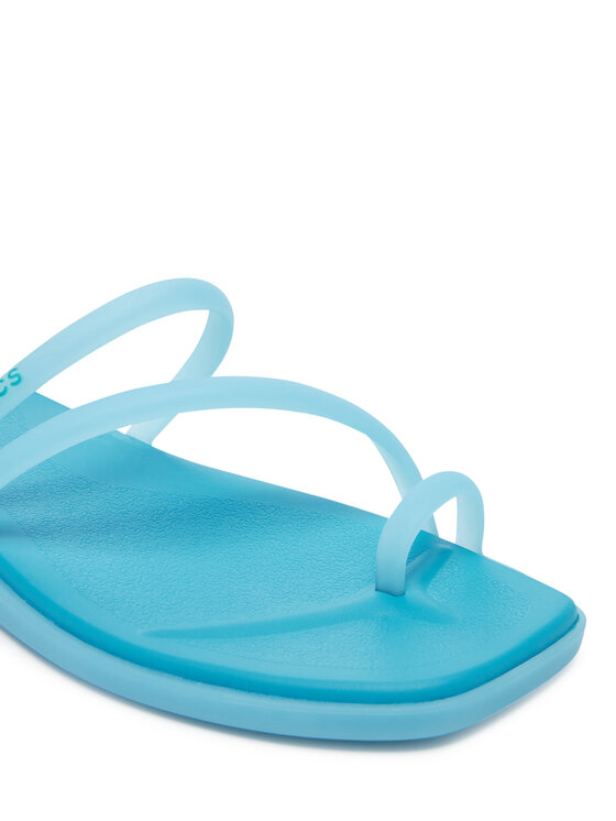 Crocs Crocs Žabky Miami Frosted Toe Loop 211253 Modrá