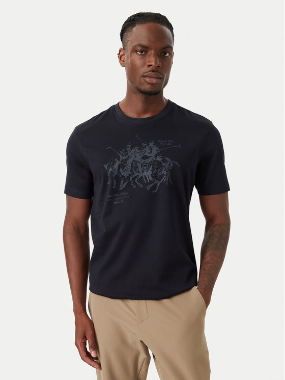 Beverly Hills Polo Club Tricou P-SS26M-TS101 Bleumarin Regular Fit