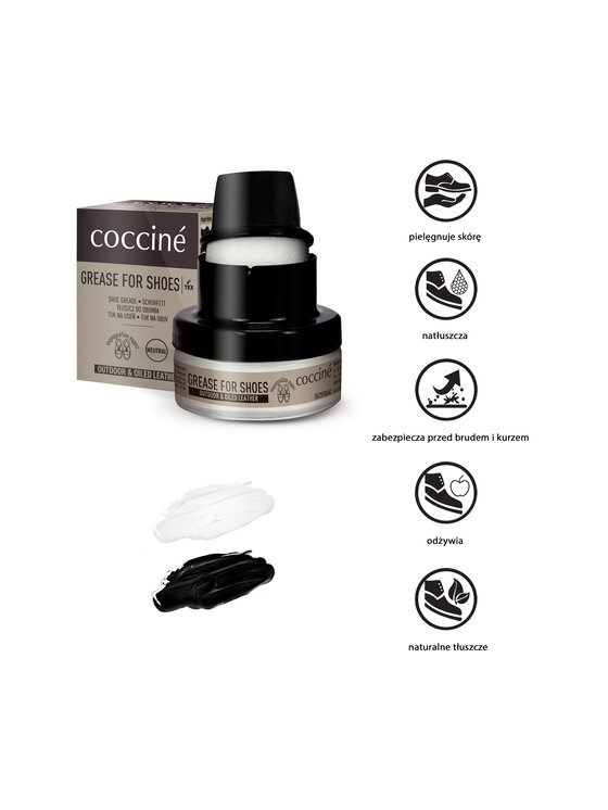 Coccine Coccine Vosk na obuv Grease For Shoes 55/29/50/02/A/v4 Černá