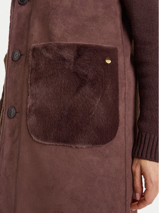 Rinascimento Rinascimento Sportski prsluk CFC0122206003 Smeđa Regular Fit