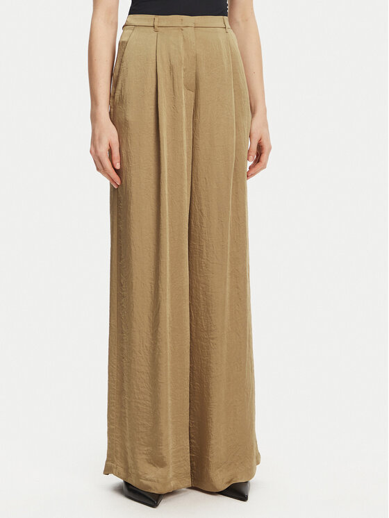 Marella Marella Pantaloni palazzo Silico 2513131125 Beige Wide Leg