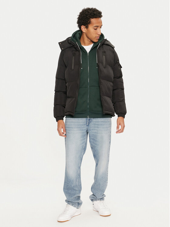 Brave Soul Brave Soul Kurtka zimowa MJK-BROCKHALLCRI Czarny Regular Fit