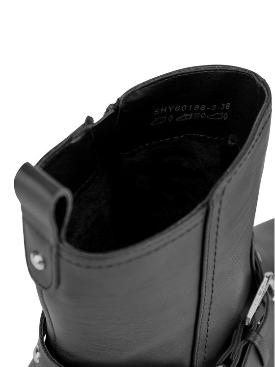 DeeZee DeeZee Polokozačky HY60188-2 Černá