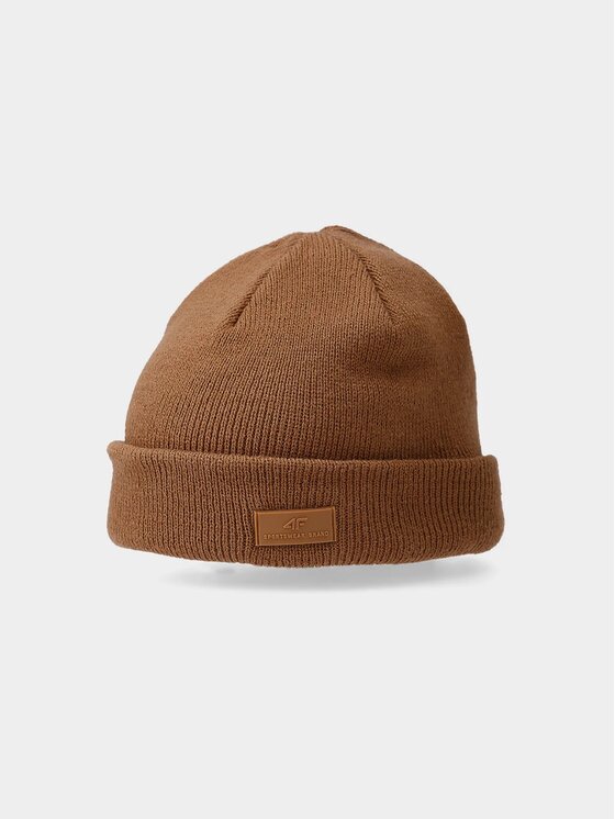 4F Męska Czapka 4F, Brązowa, 4FAW22ACAPM160-81S
