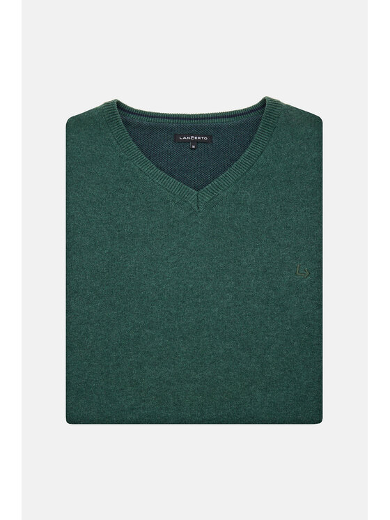 Lancerto Lancerto Sweter Lenny SW073223000036 Zielony Regular Fit
