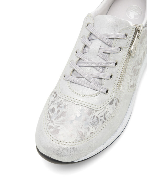 Rieker Rieker Pantofi N1112-80 Argintiu