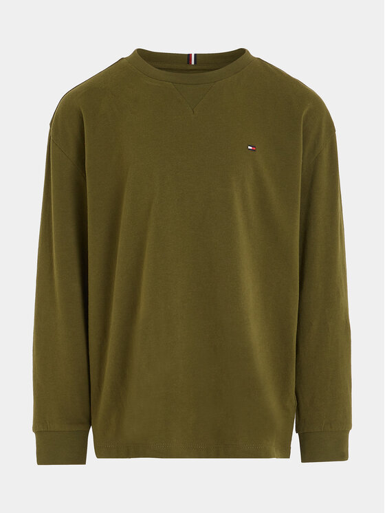 Tommy Hilfiger Tommy Hilfiger Μπλουζάκι Essential KB0KB08576 Πράσινο Regular Fit